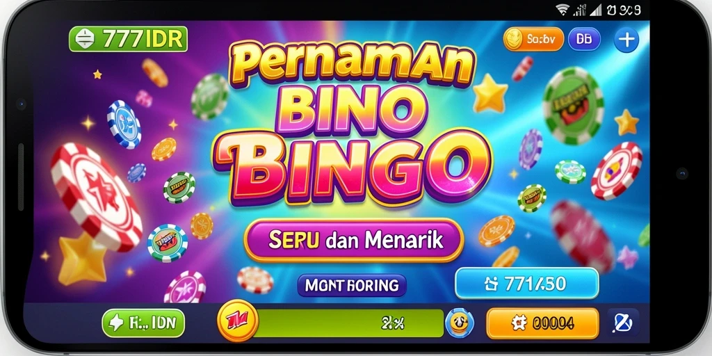 Tampilan gameplay Bingo yang menarik di 777IDR dengan banyak pilihan tabel.