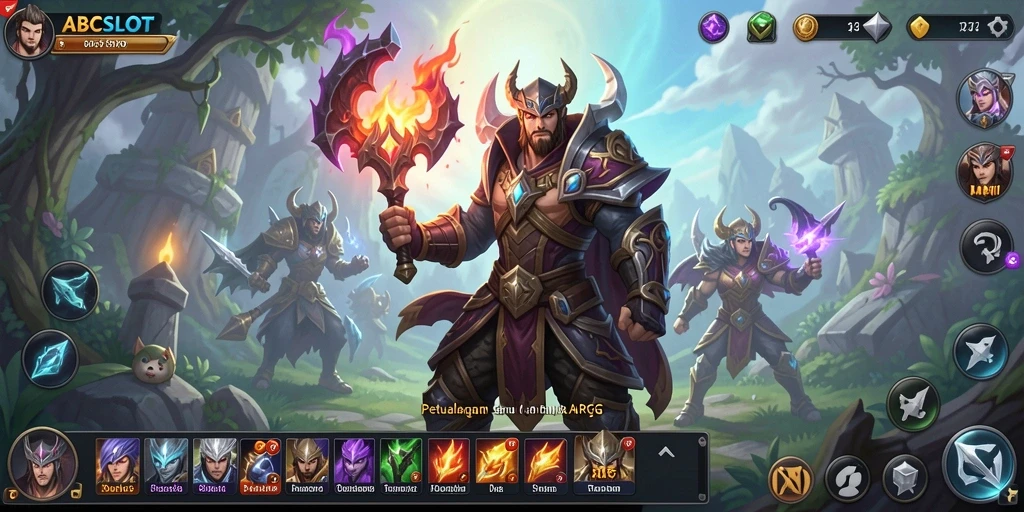 Tampilan gameplay menarik dari ABCSLOT di dunia ARPG.