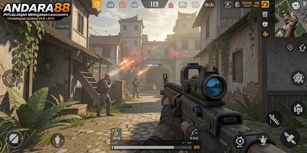 Gameplay seru dan menantang di ANDARA88 dengan aksi tembak-menembak yang intens.