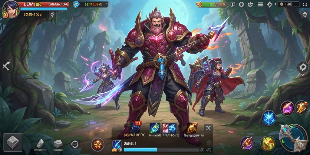 Tampilan luar biasa saat bermain DEWI188 dalam mode MMORPG.