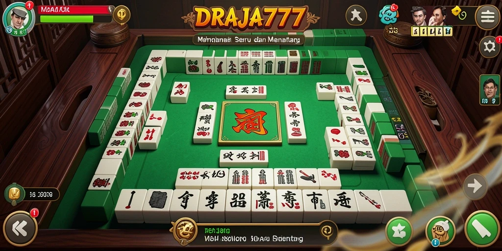 Tampilan gameplay DRAJA777 yang menarik saat bermain Mahjong.