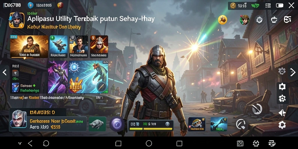Tampilan antarmuka aplikasi Utility ID6788 yang intuitif dan fungsional.