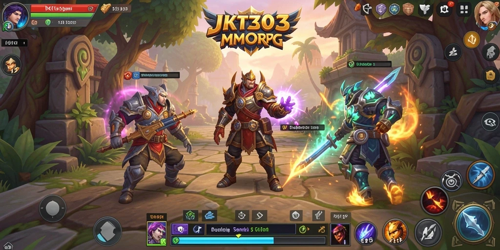 Gameplay JKT303 menampilkan petualangan fantastis dalam dunia MMORPG.
