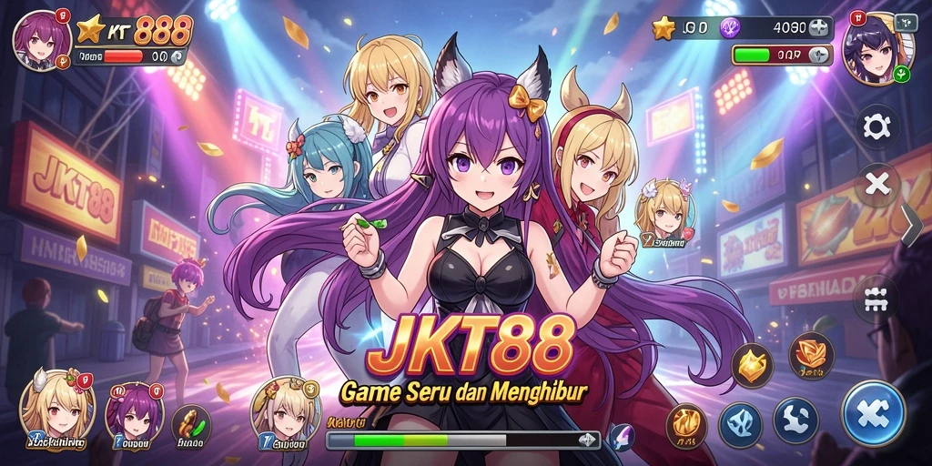 Tampilan gameplay JKT88 yang seru dan penuh aksi.