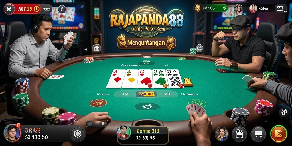 Tangkap keseruan bermain Poker di RAJAPANDA88 dengan gameplay yang mendebarkan.