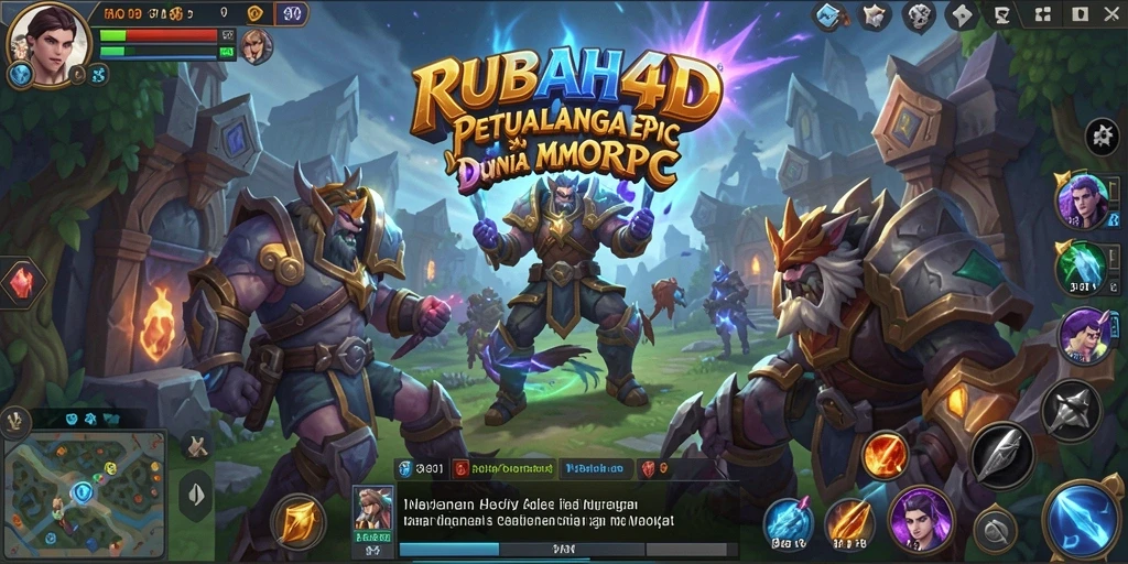 Tampilan gameplay RUBAH4D yang epik dan penuh petualangan.