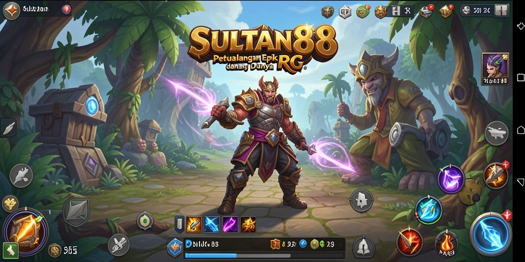 Tampilan menarik dari gameplay RPG di SULTAN88.
