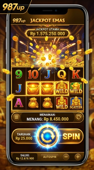 Tampilan antarmuka 987up yang modern dan intuitif.